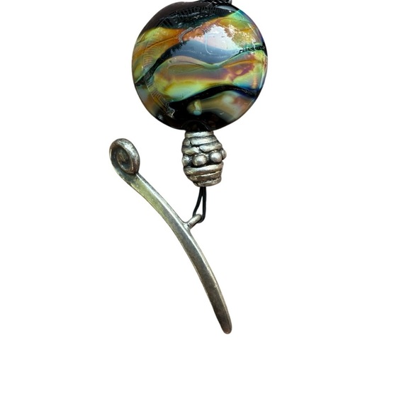 Mique Sterling Silver 925 Glass Beaded Bracelet Artisan Design - Picture 11 of 16